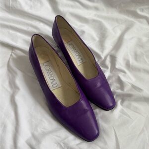 Vintage Joan & David 80’s Vibrant Purple Heels